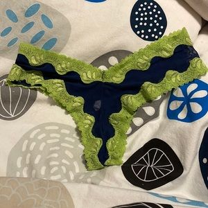 New without tags lime green n blue pantie
